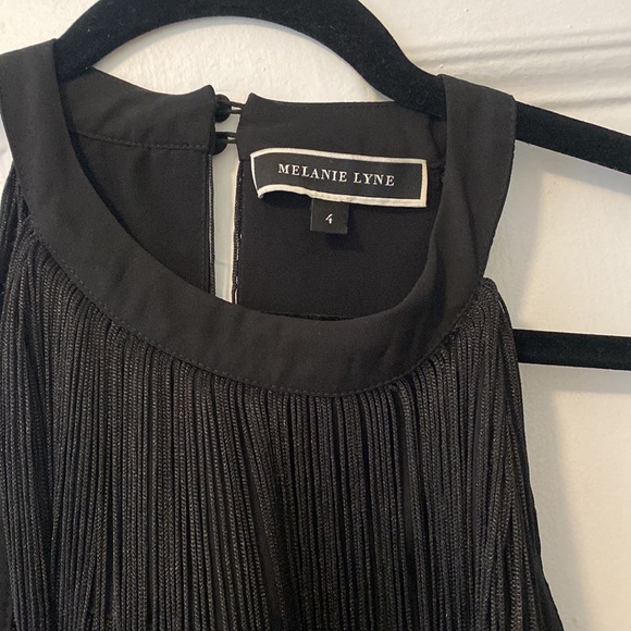 Black Fringe Top - Picture 3 of 6